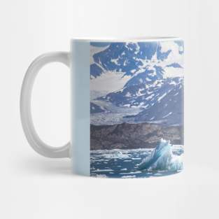 USA. Alaska. Floating Ice. Mug